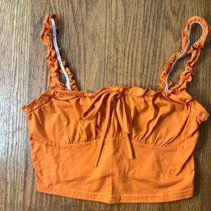 Orange Crop Top